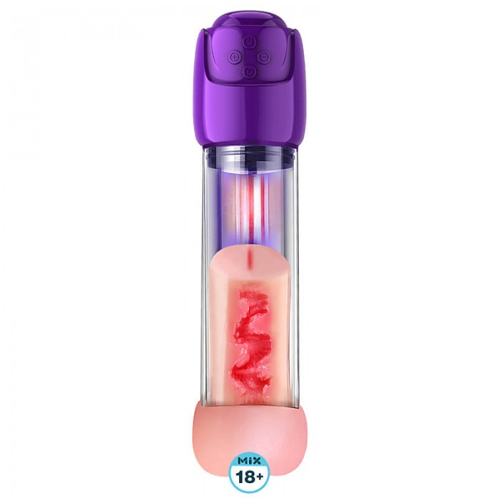 LeYi - WaterSpa Vacuum Trainer Masturbator Cup (Chargeable - Purple)