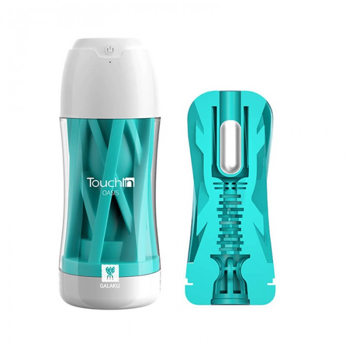 Japan GALAKU Touch In Vibration Sucking Mastubator Cup (Chargeable - Oasis) Japan GALAKU Touch In Vibration Sucking Mastubator Cup (Chargeable - Oasis)