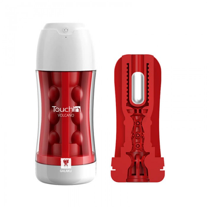 Japan GALAKU Touch In Vibration Sucking Mastubator Cup (Chargeable - Volcano)
