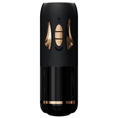 MizzZee - Galaxy-Z Thursting Heated Moaning Masturbator Cup (Chargeable - Black)