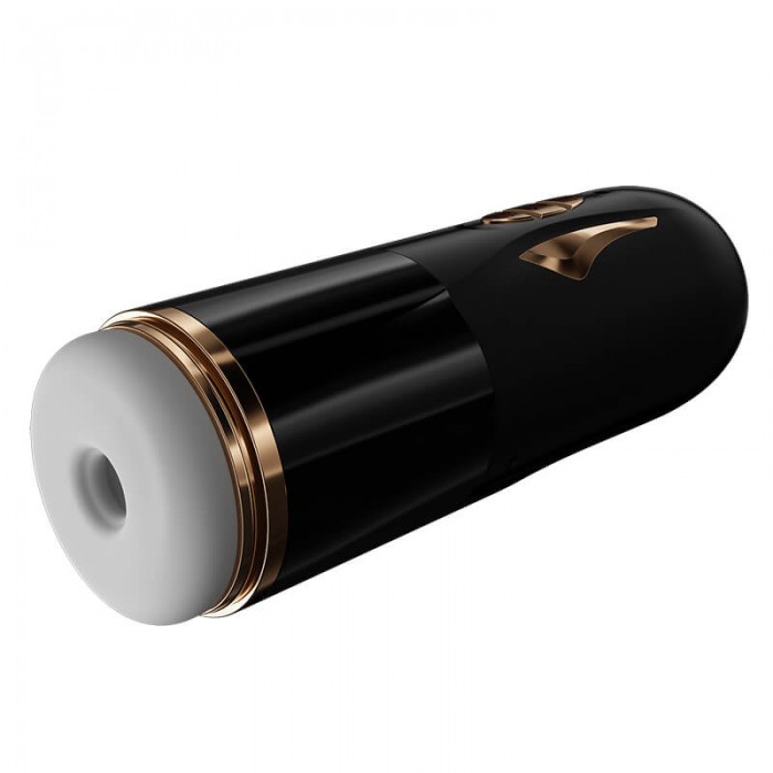 MizzZee - Galaxy-Z Thursting Heated Moaning Masturbator Cup (Chargeable - Black)