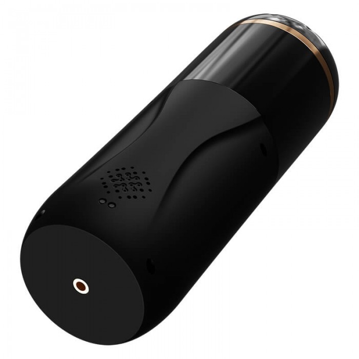 MizzZee - Galaxy-Z Thursting Heated Moaning Masturbator Cup (Chargeable - Black)