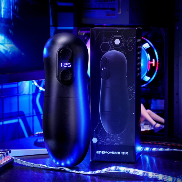 MizzZee - Submariner Pro Retractable Vibrating Base Heating Drying Masturbator (Chargeable - Black) MizzZee - Submariner Pro Retractable Vibrating Base Heating Drying Masturbator (Chargeable - Black)