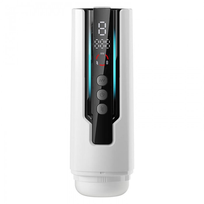 MizzZee - Calculator-X Thursting Vibrating Warming Masturbator (Chargeable - White) MizzZee - Calculator-X Thursting Vibrating Warming Masturbator (Chargeable - White)