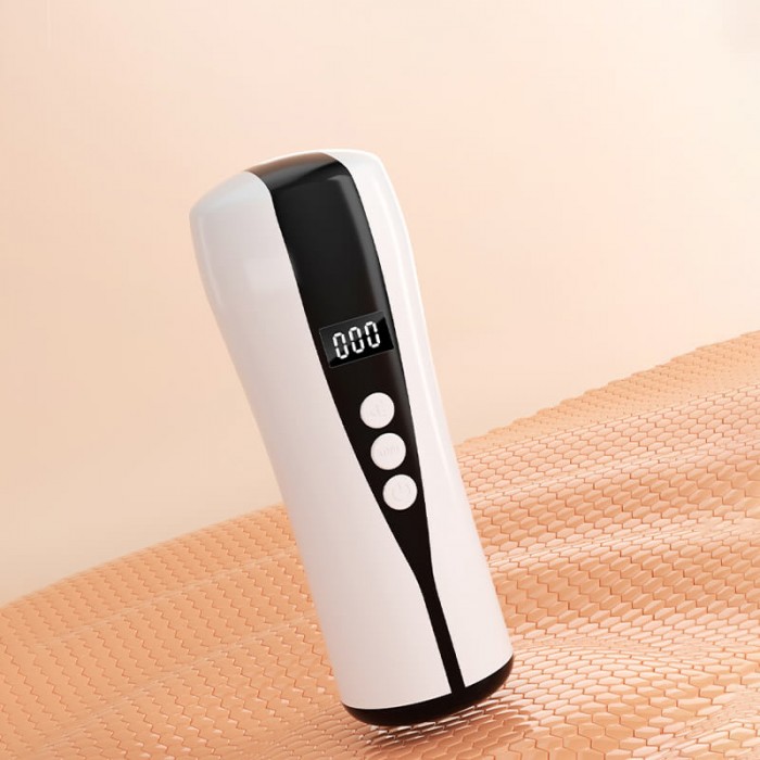 MizzZee - Vibrating Moaning Interactive Counting Masturbator Cup (Chargeable - White)
