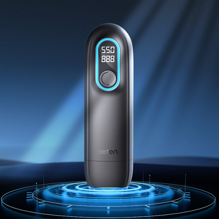 HK LETEN - Turbo Black Hole Masturbator Standard Edition (Chargeable - Black)