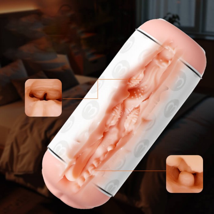 MizzZee - QingQu Male Masturbator Cup (Dual Hole Model)