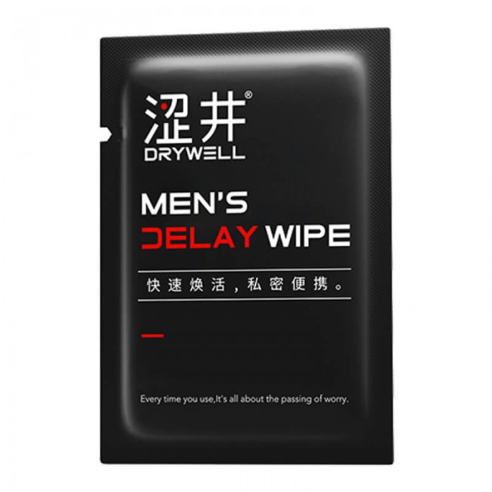 Japan DRY WELL - Men's Delay Wipes (1ML/Piece) Japan DRY WELL - Men's Delay Wipes (1ML/Piece)