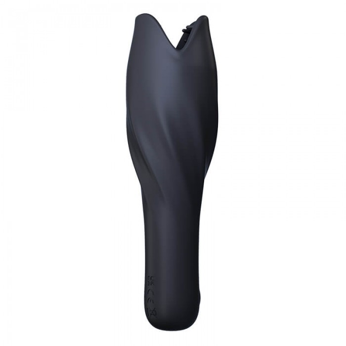 MizzZee - Licking Vibrating Glans Trainer (Chargeable - Black)