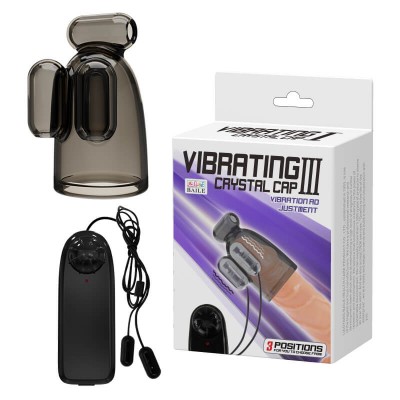 BAILE - Penis Trainer Vibrating Crystal Cap III