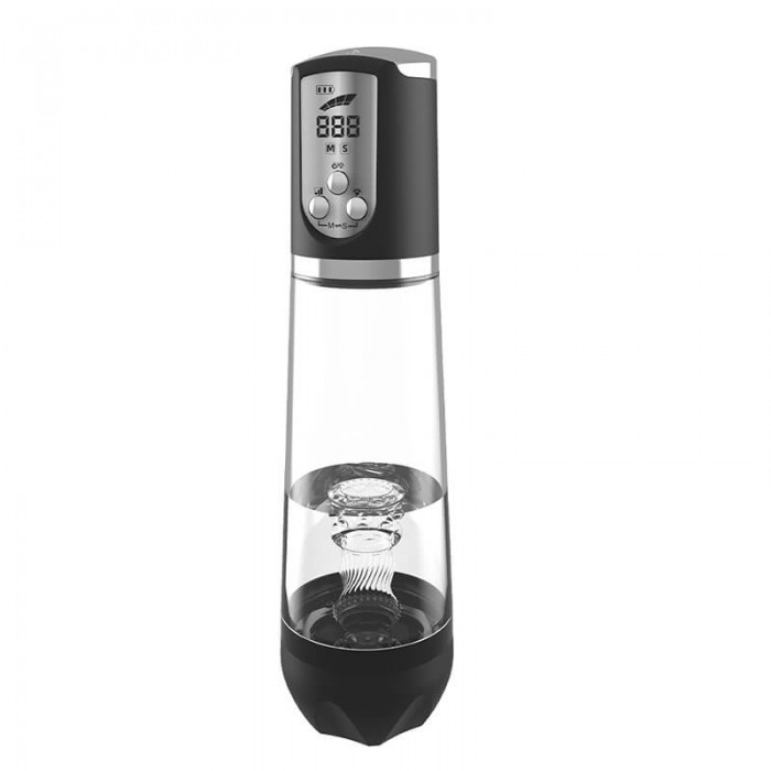 Electric LCD Digital Intelligent High-Vacuum Penis Pump (Chargeable - Black) Electric LCD Digital Intelligent High-Vacuum Penis Pump (Chargeable - Black)