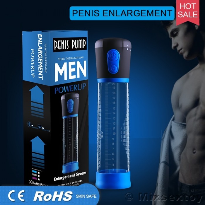 Electronic High-Vacuum Penis Pump - Penis Enlargement (Blue) Electronic High-Vacuum Penis Pump - Penis Enlargement (Blue)