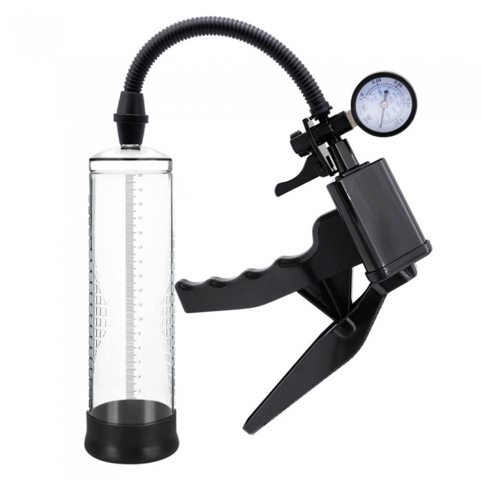 Pistol-Grip Air Vacuum Pump With Pressure Gauge Pistol-Grip Air Vacuum Pump With Pressure Gauge