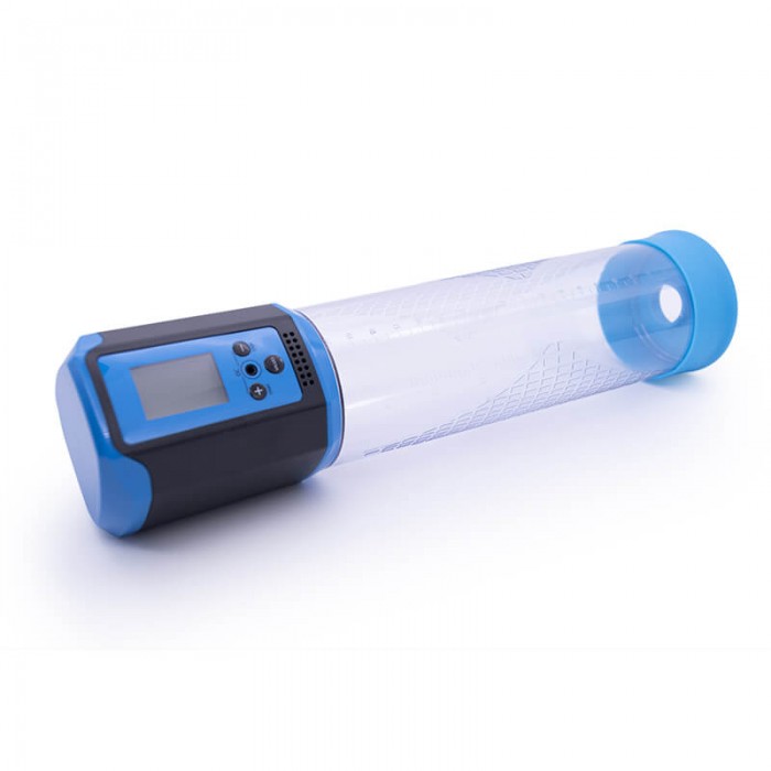 LCD Electric Vacuum Penis Pump (Chargeable - Blue) LCD Electric Vacuum Penis Pump (Chargeable - Blue)