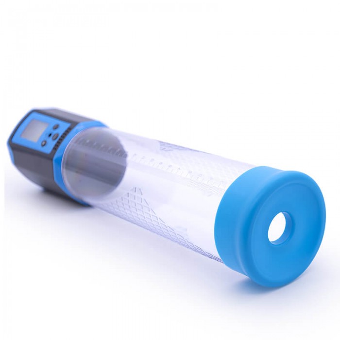 LCD Electric Vacuum Penis Pump (Chargeable - Blue) LCD Electric Vacuum Penis Pump (Chargeable - Blue)
