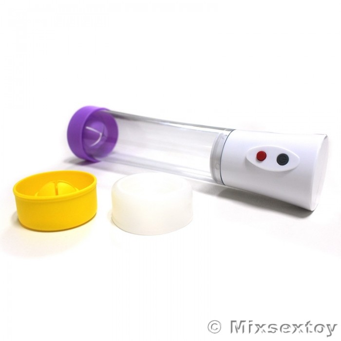 Electronic High-Vacuum Penis Pump - Penis Enlargement (Chargeable - Yellow)