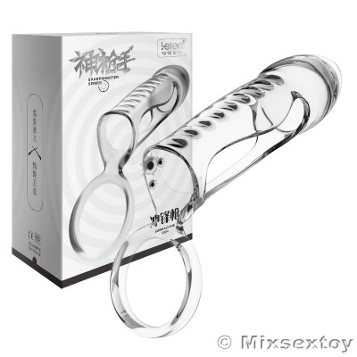 HK LETEN - Crystal Penis Sleeve (Attack) HK LETEN - Crystal Penis Sleeve (Attack)