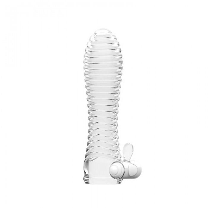 PLEASE ME Delay Vibrating Crystal Sleeve (Rattlesnake)