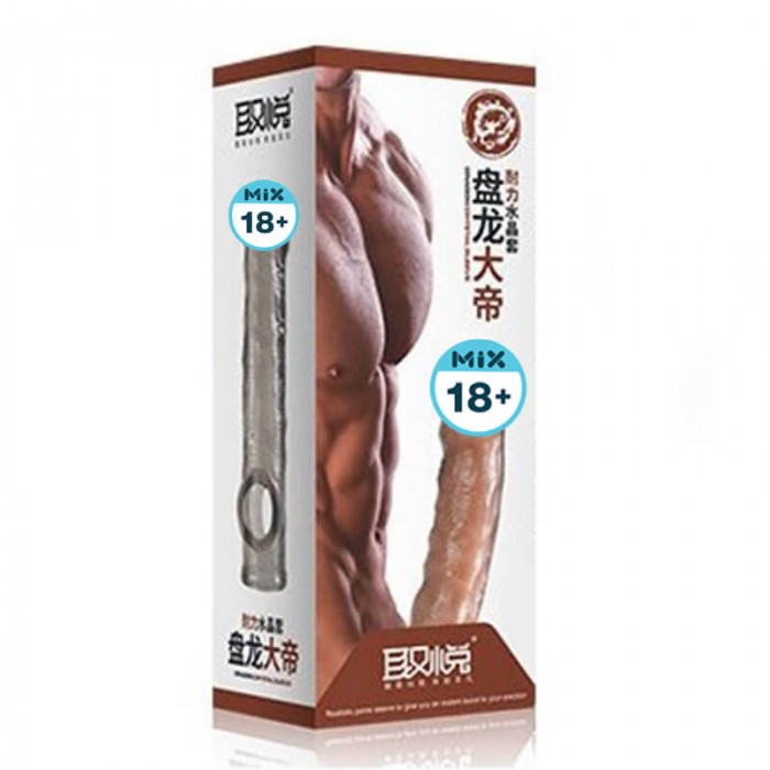 PLEASE ME Enlarge & Elongate Durable TPR Crystalline Male Penis Sleeve (L:15.3cm - D:3.7cm) PLEASE ME Enlarge & Elongate Durable TPR Crystalline Male Penis Sleeve (L:15.3cm - D:3.7cm)