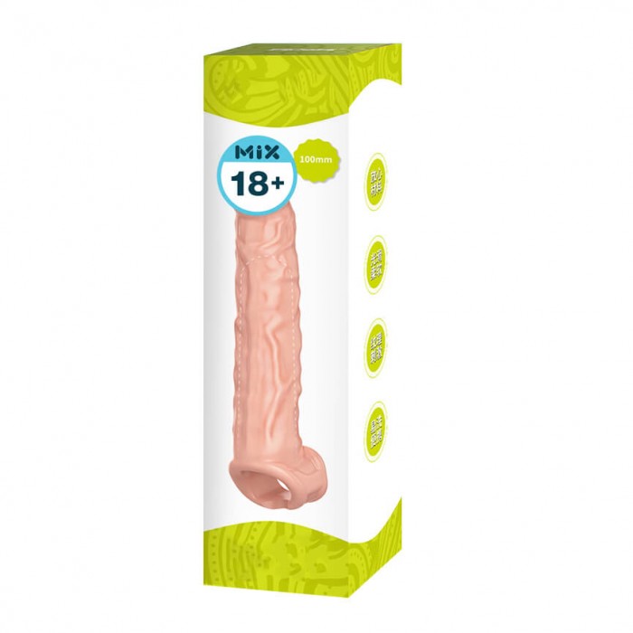 PLEASE ME Steel Canon Lasting Penis Sleeve (L:22.5cm - D:4.2cm)