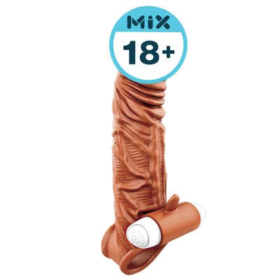 PLEASE ME Liquid Silicon Penis Extender Vibrating Sleeve (L:15cm - D:4cm) PLEASE ME Liquid Silicon Penis Extender Vibrating Sleeve (L:15cm - D:4cm)