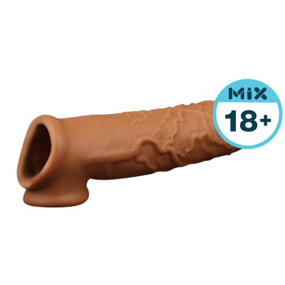 Yunman Reinforcing Liquid Double Mouth Silicone Sleeve (L:16.5cm - D:3.3cm)
