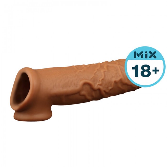 Yunman Reinforcing Liquid Double Mouth Silicone Sleeve (L:16.5cm - D:3.3cm) Yunman Reinforcing Liquid Double Mouth Silicone Sleeve (L:16.5cm - D:3.3cm)