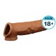 Yunman Reinforcing Liquid Double Mouth Silicone Sleeve (L:16.5cm - D:3.3cm) Yunman Reinforcing Liquid Double Mouth Silicone Sleeve (L:16.5cm - D:3.3cm)