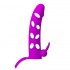 PRETTY LOVE - PowerMan Vibrating Extended Penis Sleeve (L:15.2cm - D:3.3cm)
