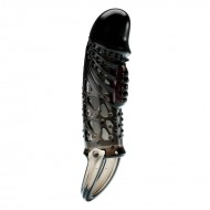 PRETTY LOVE - Cecelia Vibrating Penis Sleeve With Ball Strap (L:14cm - D:4cm) PRETTY LOVE - Cecelia Vibrating Penis Sleeve With Ball Strap (L:14cm - D:4cm)