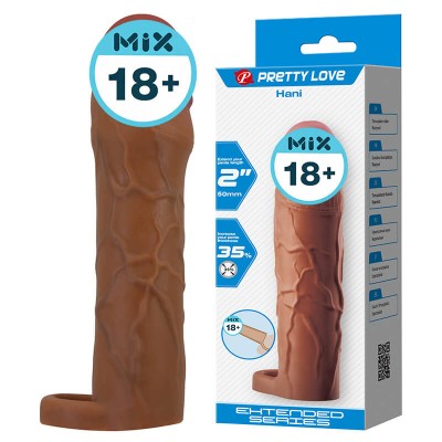 PRETTY LOVE - Hani Extend Penis Sleeve (L:18cm - D:3.9cm)