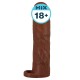 PRETTY LOVE - Gerd Extended Penis Sleeve (L:19.5cm - D:4cm)