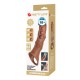 PRETTY LOVE - Ragna Extension Penis Sleeve (Brown Color)