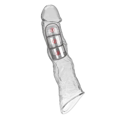 PRETTY LOVE - Ragna Extension Penis Sleeve (Transparent)