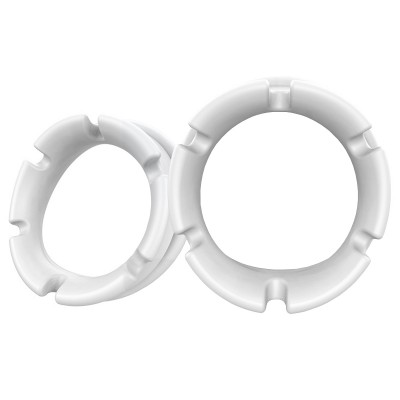 HK LETEN - Foreskin Cock Ring Wrapper Exersise Day / Night (2Pcs)