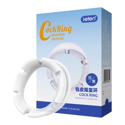 HK LETEN - Foreskin Cock Ring Wrapper Exersise Day / Night (2Pcs) HK LETEN - Foreskin Cock Ring Wrapper Exersise Day / Night (2Pcs)