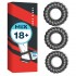 PLEASE ME Male Delay Cock Rings (Full Set 3 Pcs)