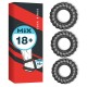 PLEASE ME Male Delay Cock Rings (Full Set 3 Pcs) PLEASE ME Male Delay Cock Rings (Full Set 3 Pcs)