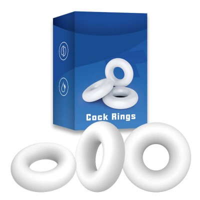 PLEASE ME Male Delay Ejaculation Cock Rings (Full Set 3 Pieces) PLEASE ME Male Delay Ejaculation Cock Rings (Full Set 3 Pieces)