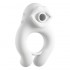 MizzZee - Interactive Suction Vibration Cock Ring (Chargeable - White)