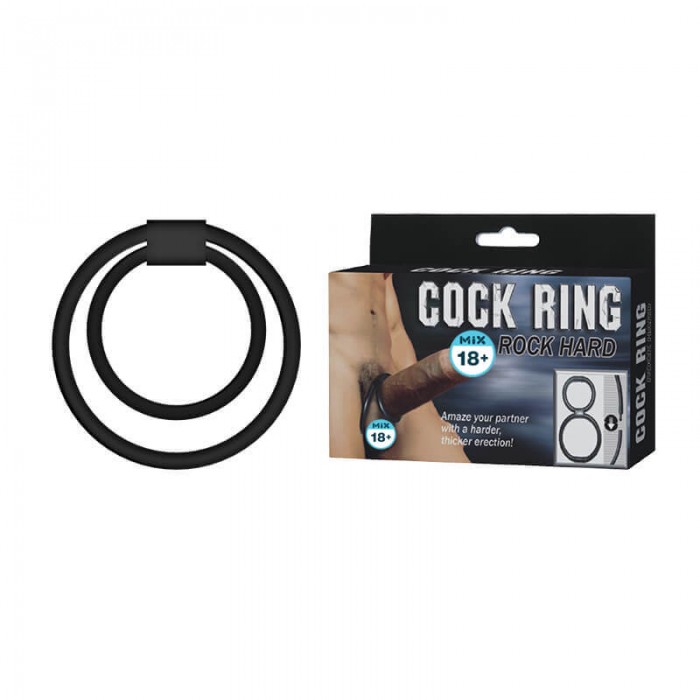 BAILE - Fierce Man Delay Dual Penis Cock Rings BAILE - Fierce Man Delay Dual Penis Cock Rings