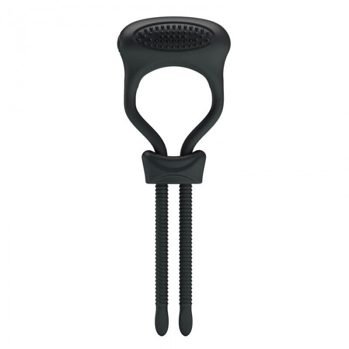 PRETTY LOVE - Male Delay Adjustable Cock Ring (Battery - Black) PRETTY LOVE - Male Delay Adjustable Cock Ring (Battery - Black)