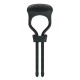 PRETTY LOVE - Male Delay Adjustable Cock Ring (Battery - Black) PRETTY LOVE - Male Delay Adjustable Cock Ring (Battery - Black)