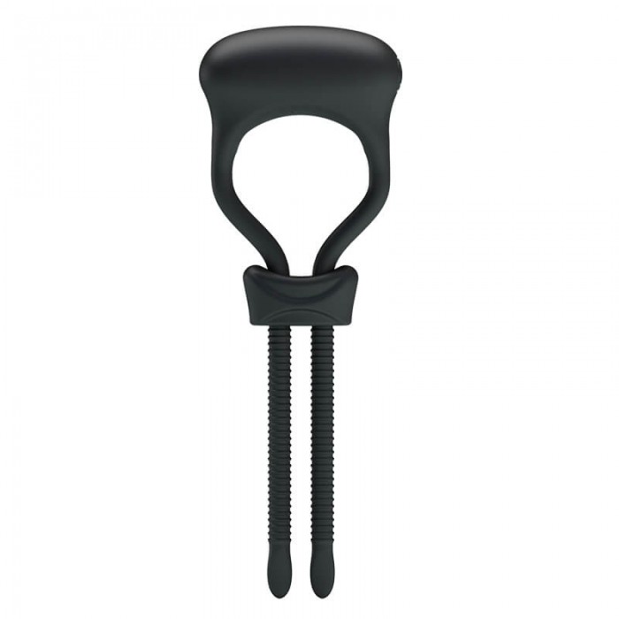 PRETTY LOVE - Male Delay Adjustable Cock Ring (Battery - Black) PRETTY LOVE - Male Delay Adjustable Cock Ring (Battery - Black)