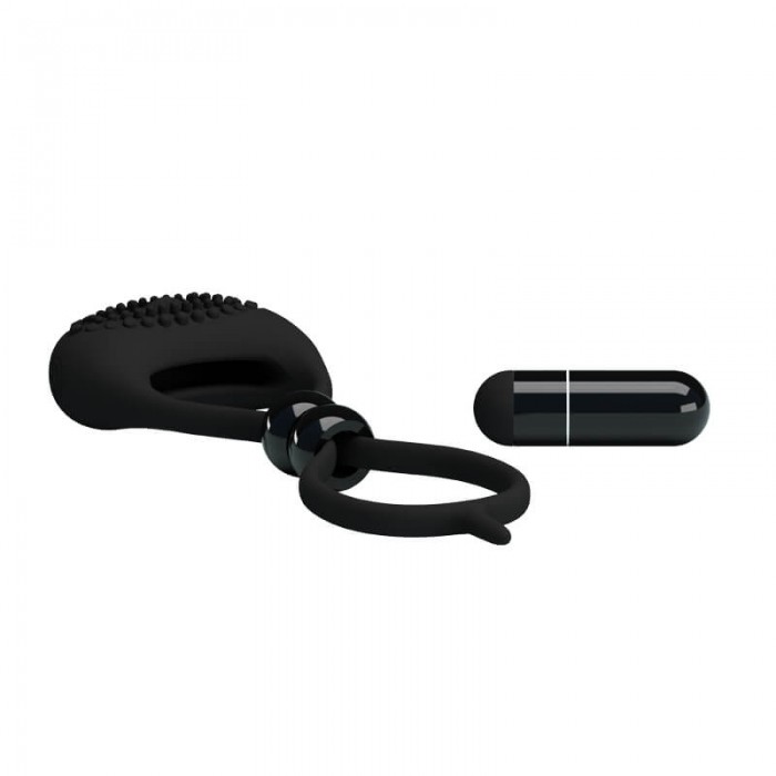 PRETTY LOVE - LOCKER 8 Shape Adjustable Cock Ring (Battery - Black) PRETTY LOVE - LOCKER 8 Shape Adjustable Cock Ring (Battery - Black)