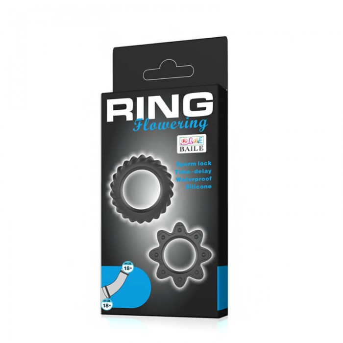 BAILE Male Delay Cock Rings Set B BAILE Male Delay Cock Rings Set B