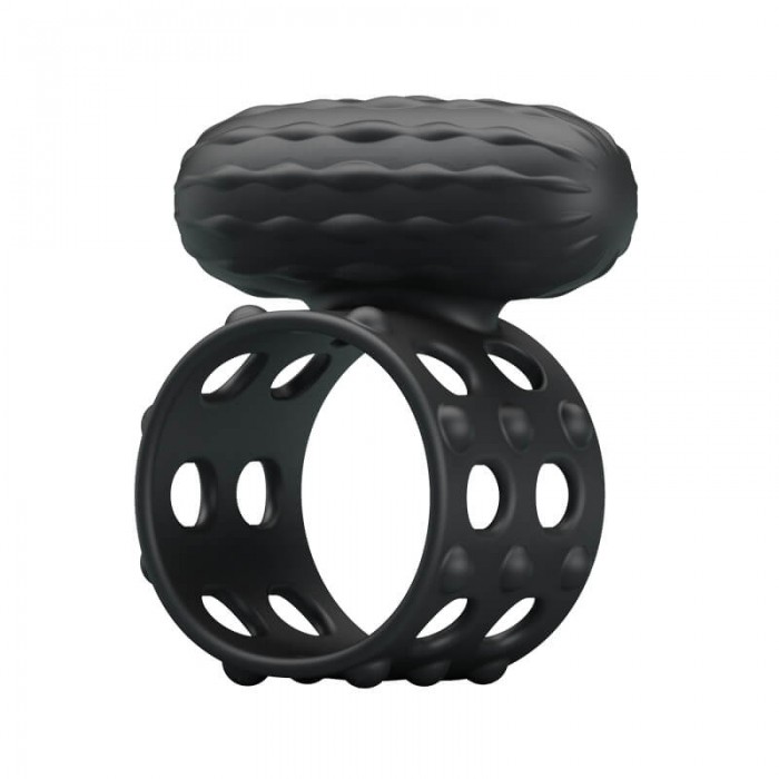 PRETTY LOVE - Male Vibrating Cock Ring (Black) PRETTY LOVE - Male Vibrating Cock Ring (Black)