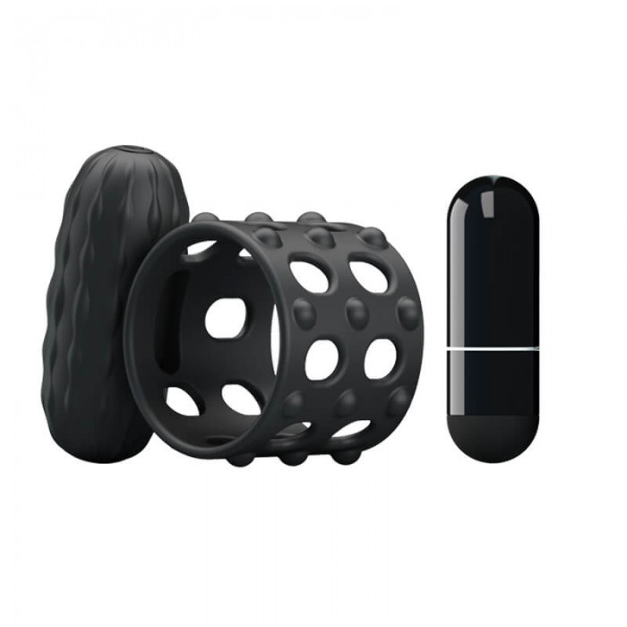 PRETTY LOVE - Male Vibrating Cock Ring (Black) PRETTY LOVE - Male Vibrating Cock Ring (Black)