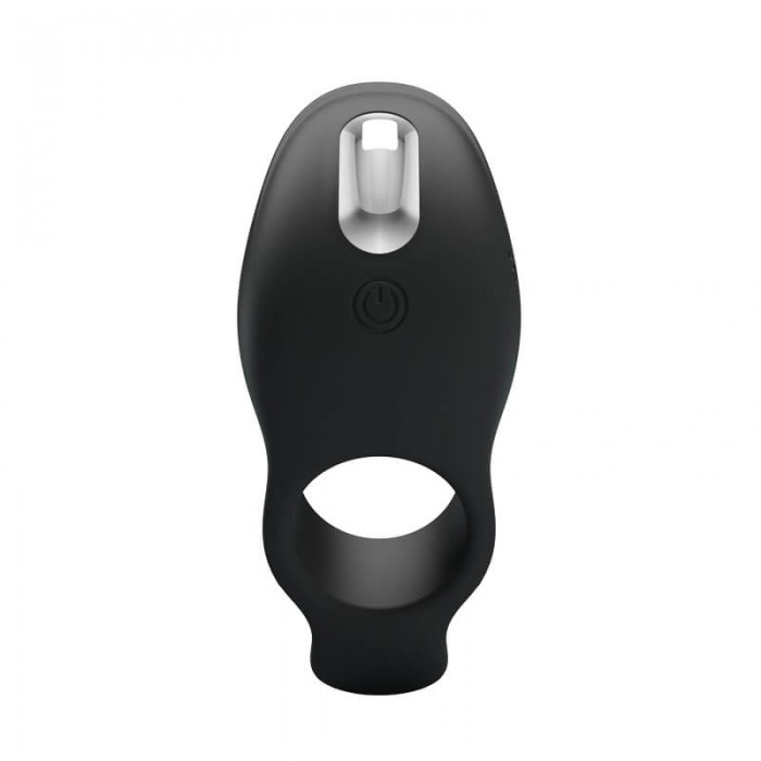 PRETTY LOVE - Male Vibrating Massager Cock Ring (Black) PRETTY LOVE - Male Vibrating Massager Cock Ring (Black)