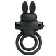 PRETTY LOVE - Male Delay Vibrating Rabbit Cock Ring (Battery - Black) PRETTY LOVE - Male Delay Vibrating Rabbit Cock Ring (Battery - Black)